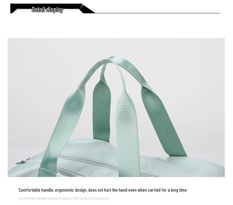 Женская спортивная сумка большой вместимости с отделением для влажных/сухих вещей - Идеально подходит для коротких поездок и повседневных занятий спортом