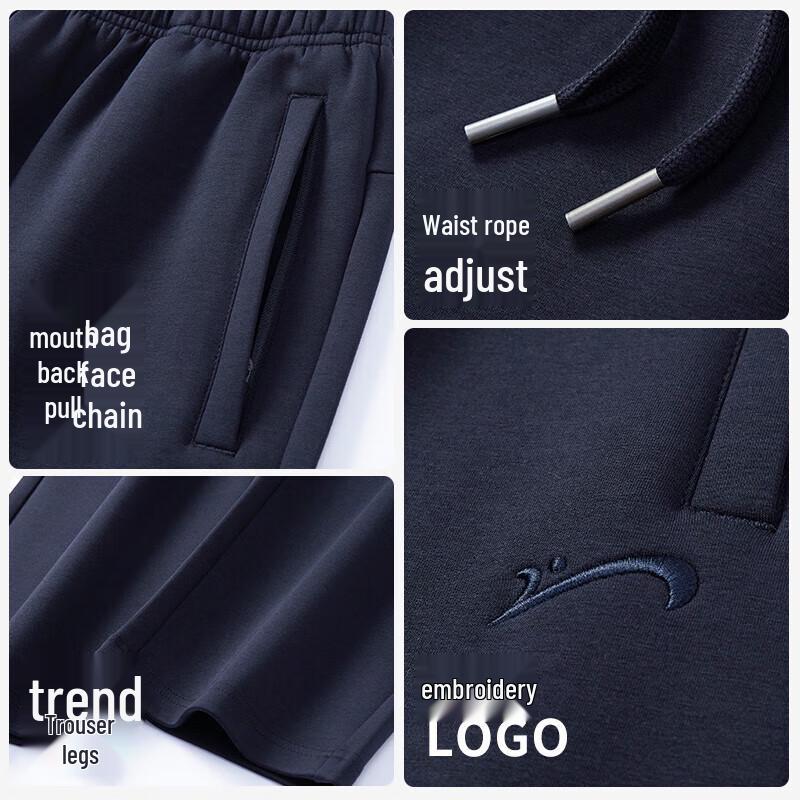 Unisex Casual Straight-Leg Warm Pants