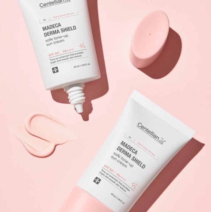 CENTELLIAN24 Набор солнцезащитных кремов Madeca Derma Shield Tone-Up – 40 мл + 20 мл