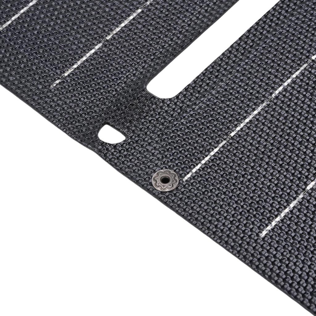 Foldable Solar Panel Charger 40W Double Type C Ports Monocrystalline Silicon Solar Panel for Phone Laptop