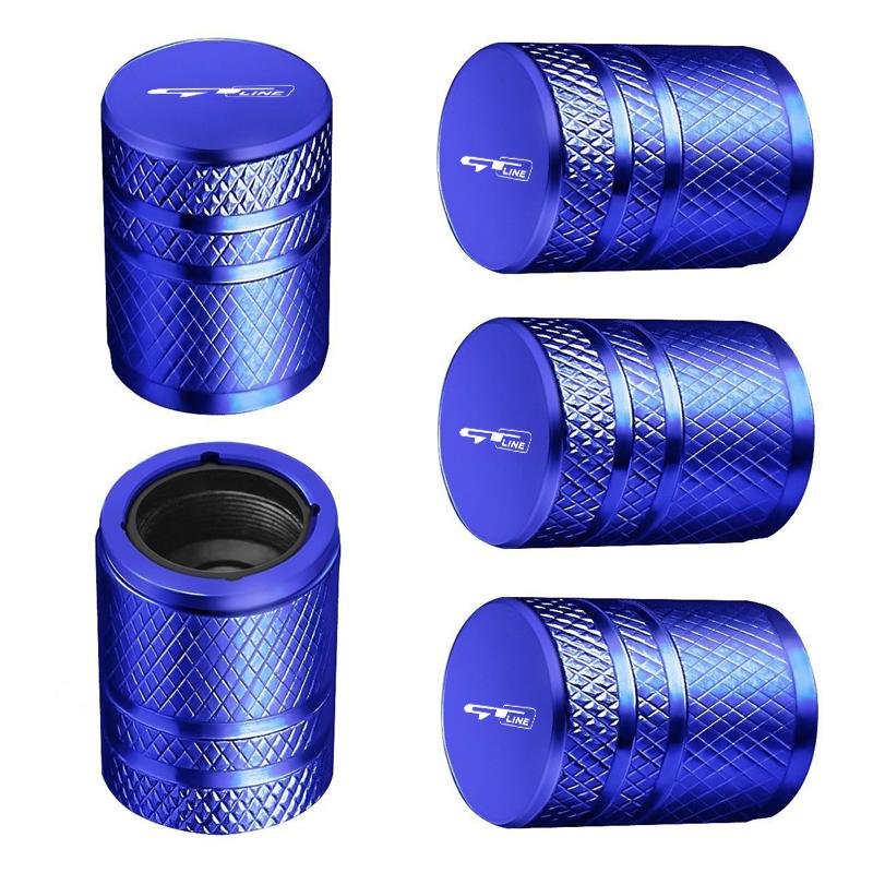 5PCS Aluminum Alloy Car Wheel Tire Valve Stem Caps Waterproof For Kia GT Line Sportage Ceed Picanto K5 K4 K3 KX5 Accessories EG4