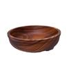 Миска с плоским дном в японском стиле Фэнчжи из орехового дерева