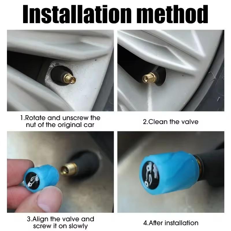 Светящиеся колпачки для автомобильных шин, светящийся декор для автомобиля, мотоцикла, велосипеда, ступицы колес, колпачки для штоков клапанов, аксессуары для укладки автомобильных шин