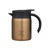 CB Japan QAHWA Coffee Insulated Pot, 600ml, Copper Gold, with Teflon-Coated Interior
