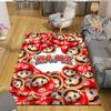 Custom Name,Mario Home Sofa Decoration for Living Room & Bedroom, Non‑Slip Play Flannel Floor Mat for Game Room