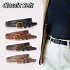 Pin Buckle Women Belt Thin Trouser Decoration Adjustable Pu Waistbands  Female/Girls