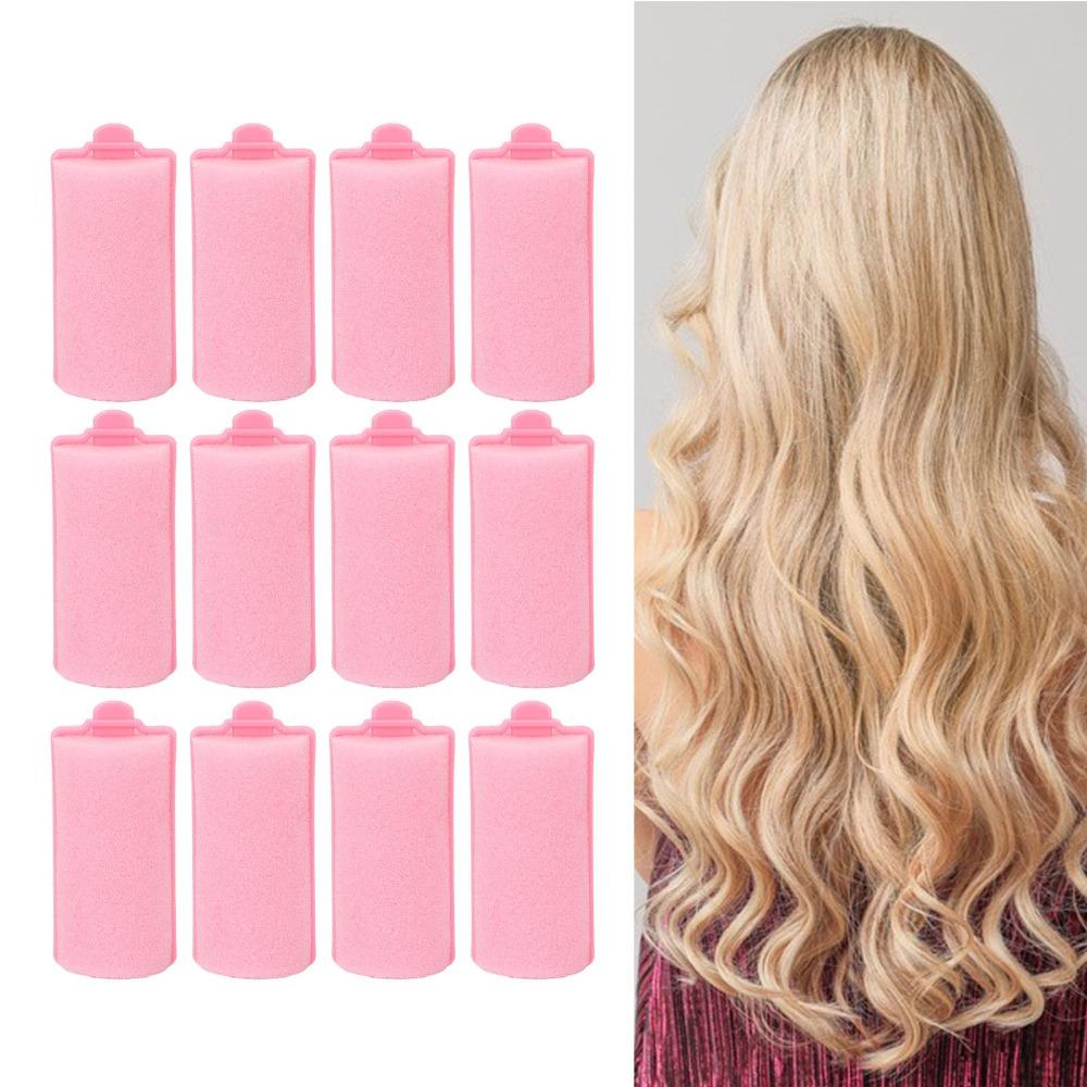 12pcs Soft Foam Sponge Hair Roller Flexible Sponge Hair Curler Soft Hair Curler Home Salon
