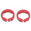 2Pcs Bike Grips Clamping Rings Aluminum Alloy Beautiful Practical Bike Grip Lock On Clamps for