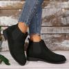 Женские сапоги, новые модные удобные туфли-сапоги, женские туфли на платформе из легкой замши без застежек для отдыха на открытом воздухе для женщин Botas De Mujer