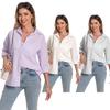 2025 Women's Spring/Summer Cotton Linen Loose Plus Size Long-Sleeve Cardigan