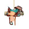(SU)Personalized Saddle Acrylic Pendant For Horses Lovers Western