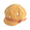 Children Dot Pattern Classic Retro Style Baby Cap Toddler Girl Autumn Bowknot Berets Hat