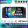 Android 14 Wireless CarPlay Auto Car Radio for BMW 5 E39 1995-2006 E53 X5 M5 4G+WIFI Multimedia Player GPS 2din Autoradio Stereo