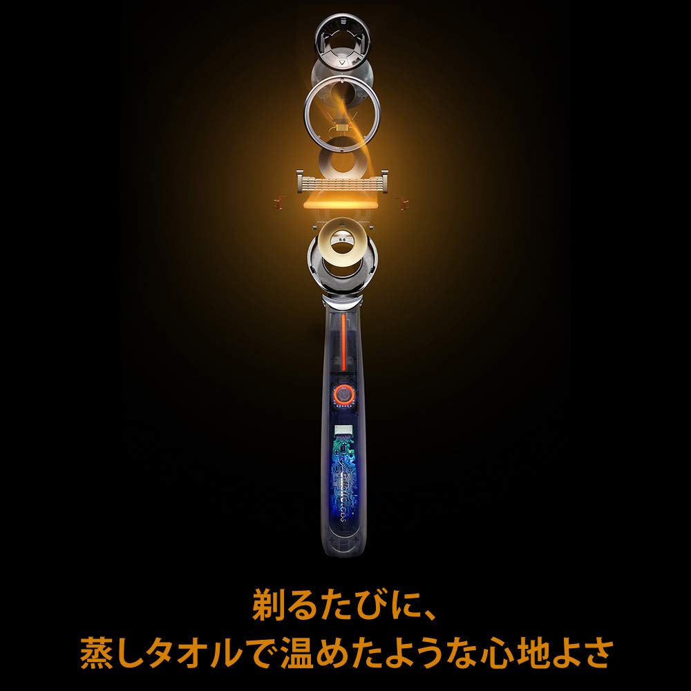 Сменные лезвия для бритья Gillette Labs Heated Laser, для мужчин, 4 сменных лезвия