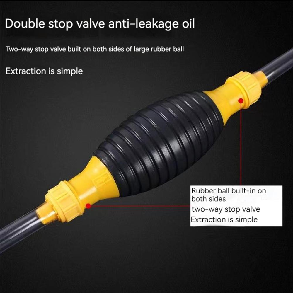 Hand Fuel Pump Universal Car Portable Manual Fuel Absorber Automobile Pump Transfer Emergency Siphon Pump Car Accessories