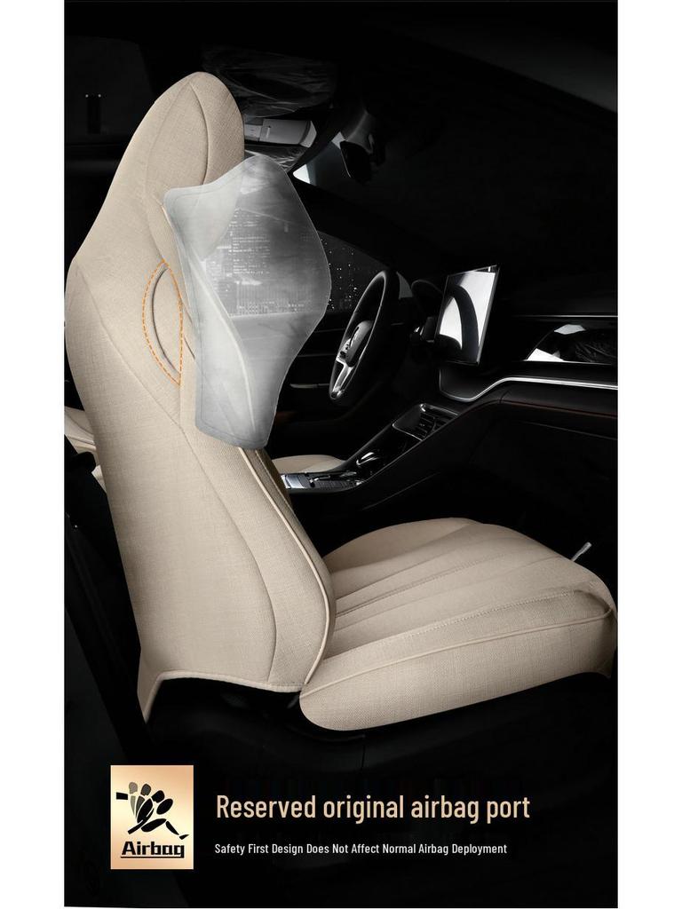 BYD Song PLUS Full Coverage Linen Seat Cushion for Five-Seater