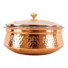 Copper Serving Handi with Lid, 1350ml, 2 Piece (Brown)