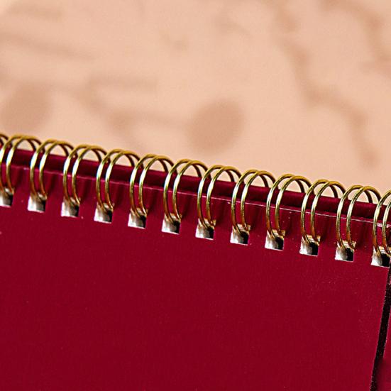 Календарь на Новый год 2026 в китайском стиле, настольный календарь с благоприятным дизайном золотой лошади, практичный