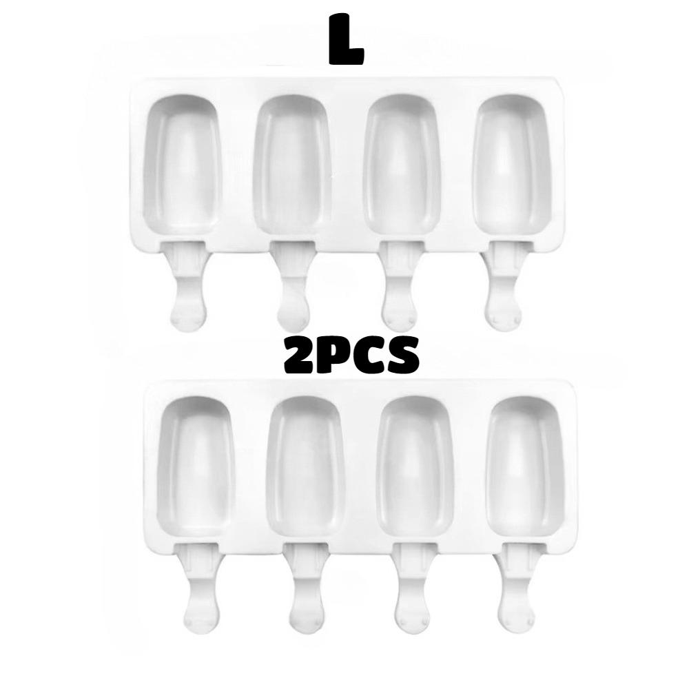 Силиконовая форма для мороженого Домашний аппарат для эскимо Многоразовая форма для кубиков льда DIY Домашний десерт Морозильная камера Форма для изготовления льда С палочками