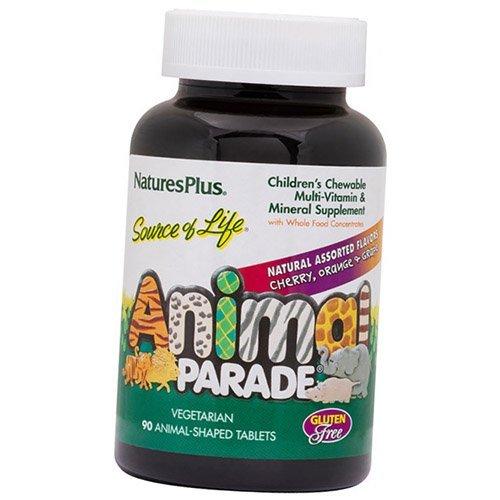 Витамины для детей, Animal Parade Children's Multi, Nature's Plus (36375037)