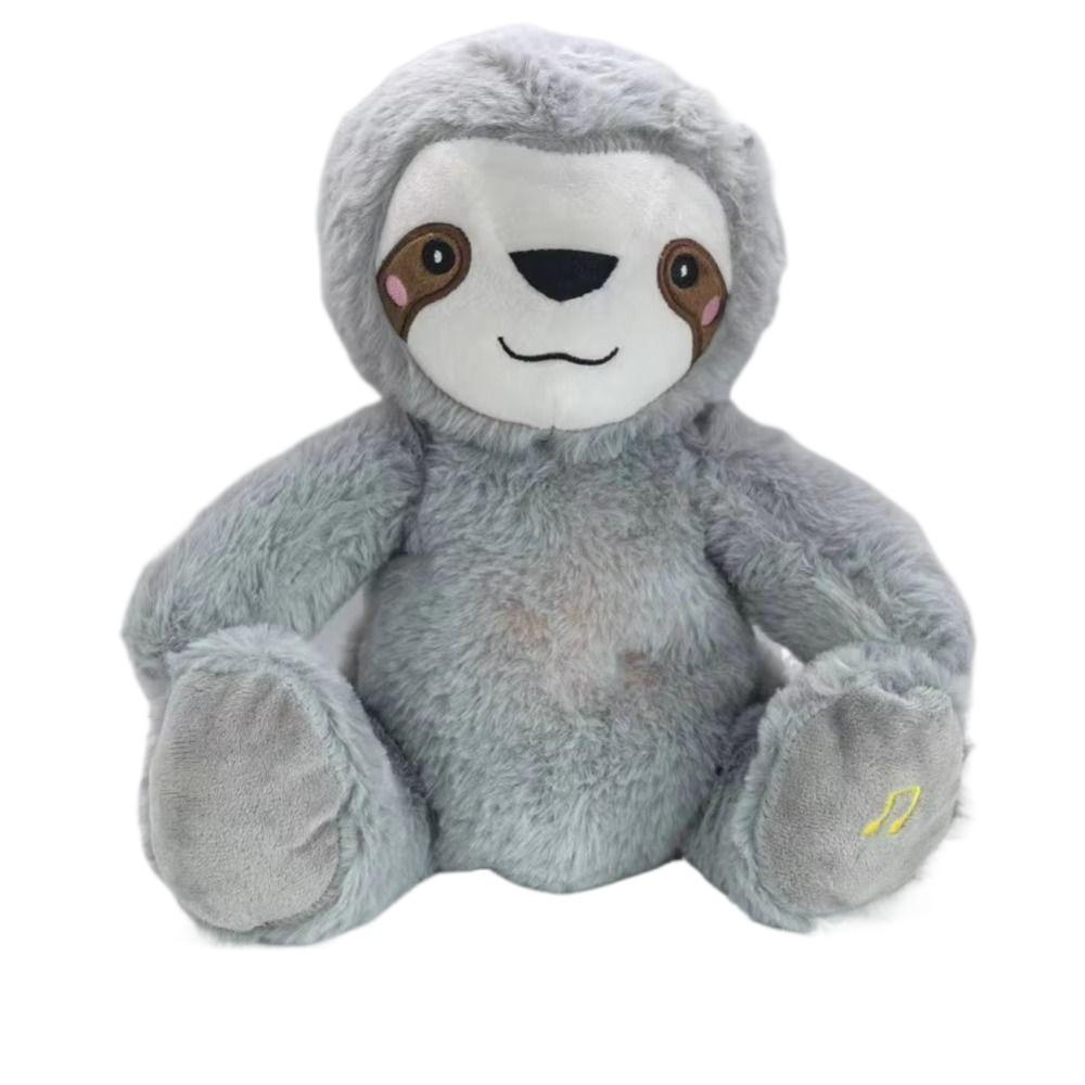 Simulation Sloth Breathing Toy Heart Baby Breath Toy Cute Sound Sleeping Doll  Newborn Toddler