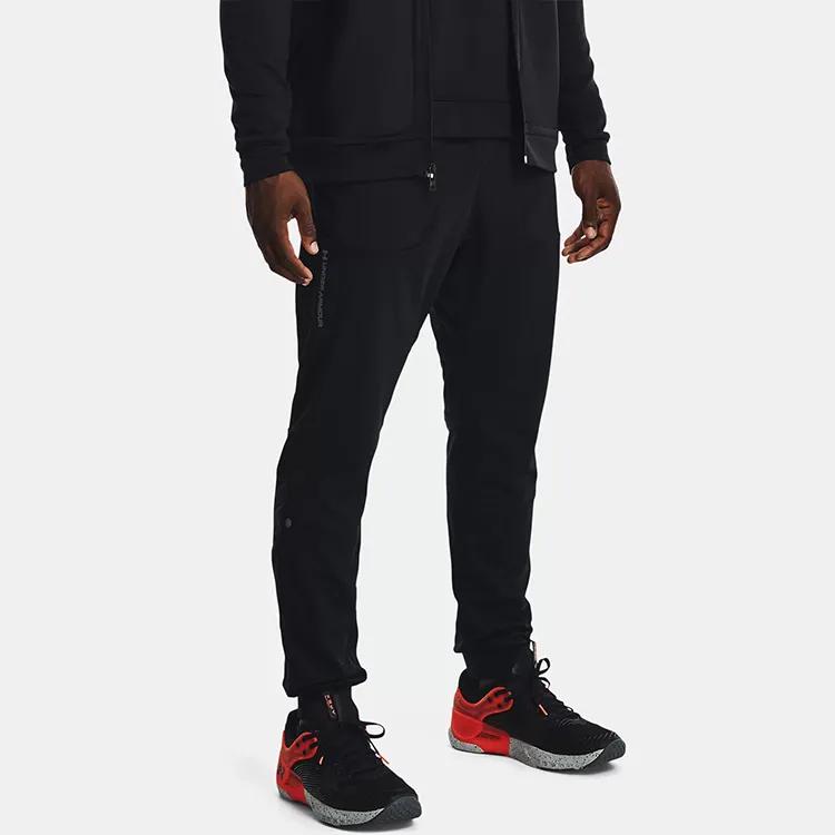 Under Armour RUSH Sweatpants Men's Black (Unisex) Knitted Sweatpants 1366172 001