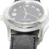 Used 9539 5500L 7975 Quartz Black Dial Leather Strap Damaged Junk Women's from Japan AUTHENTIC