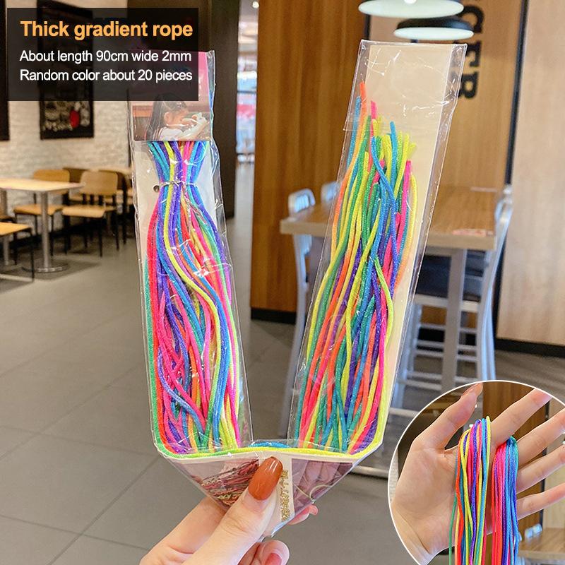 90 см Разноцветные 16-30 шт. Веревки для плетения кос, пряди для африканских кос, для девочек, для DIY, для плетения хвостиков, женские аксессуары для укладки волос