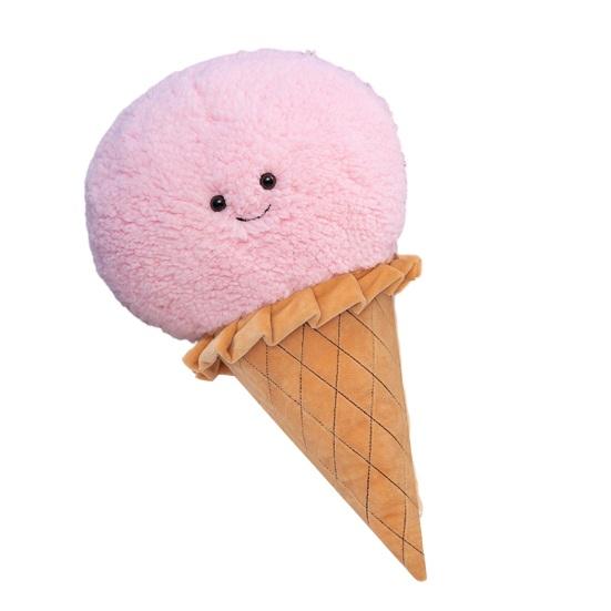 Мороженое, плюшевая игрушка, мультяшная красочная кукла-мороженое, плюшевая плюшевая подушка, украшение, мягкая кукла, подушка, украшение для дома, вечерние, подарок на день рождения