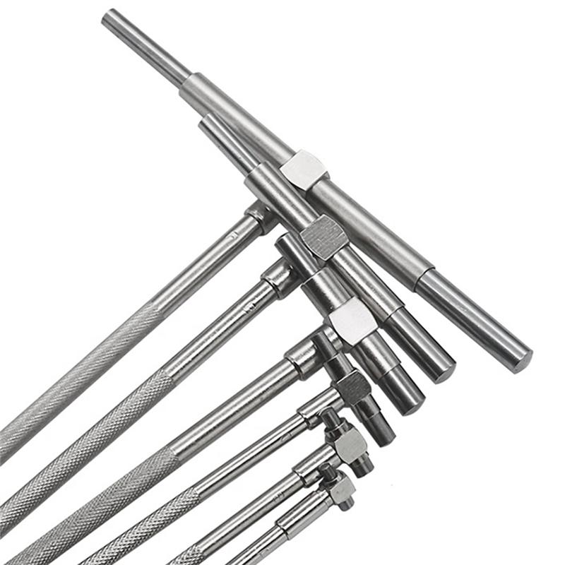 ABBY-8-150Mm (5/16Inch-6Inch) Retractable Gauge 6Pcs Internal Gauge For Quick Inside Measurements Of Holes