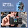 Быстросъемный комплект ручек Xplorer с металлической клеткой и кнопкой спуска затвора, ручка-хват из алюминиевого сплава со слотом для холодной башмака для DJI Osmo Action 6