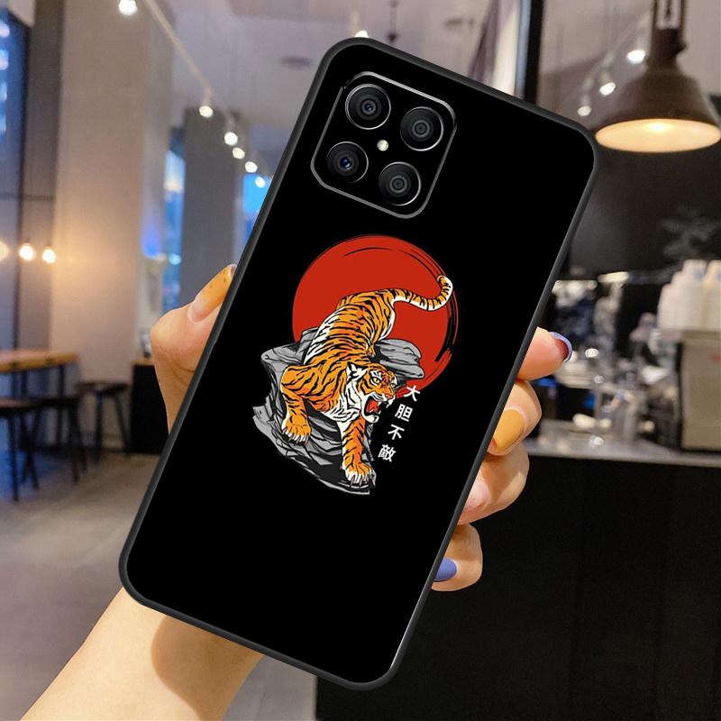 Японский Тигр Для Honor Magic 7 5 6 8 Pro Чехол Для Honor 200 400 Lite 70 90 X8c X8b X9a X9b X9c X9d Win RT