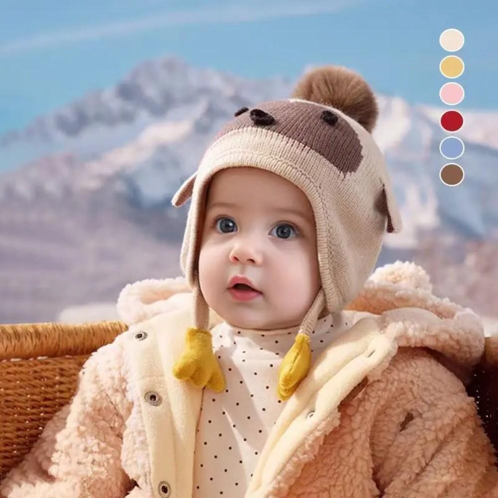 Penguin Cartoon Beanie Caps Kawaii Winter Pullover Hats Fashion Knitted Warm Hat Infant