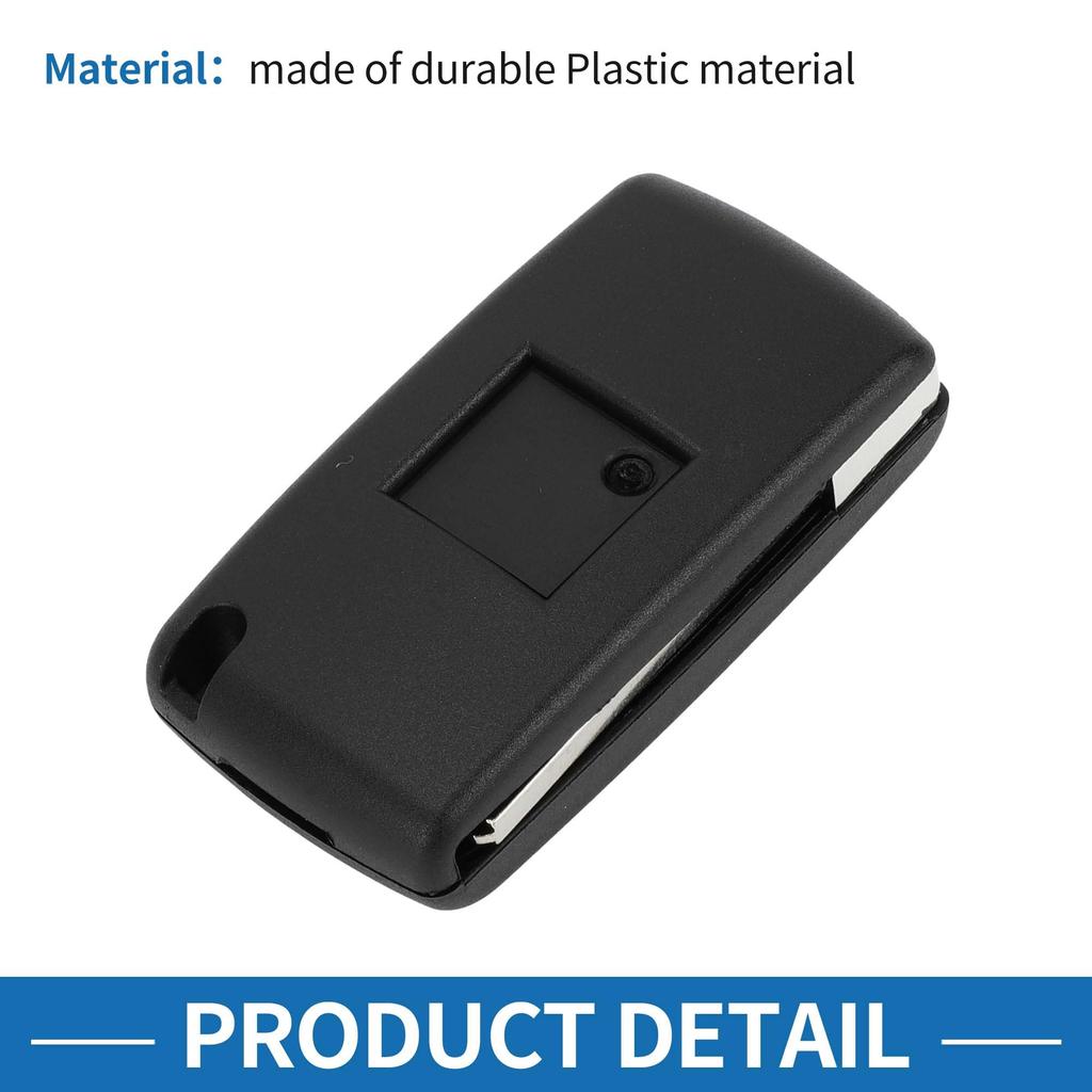 [A ABSOPRO] Совместимый с CITROEN 2-кнопочный корпус ключа, чехол для ключа с дистанционным управлением без ключа, замена корпуса ключа для C3 Picasso 2008-2015