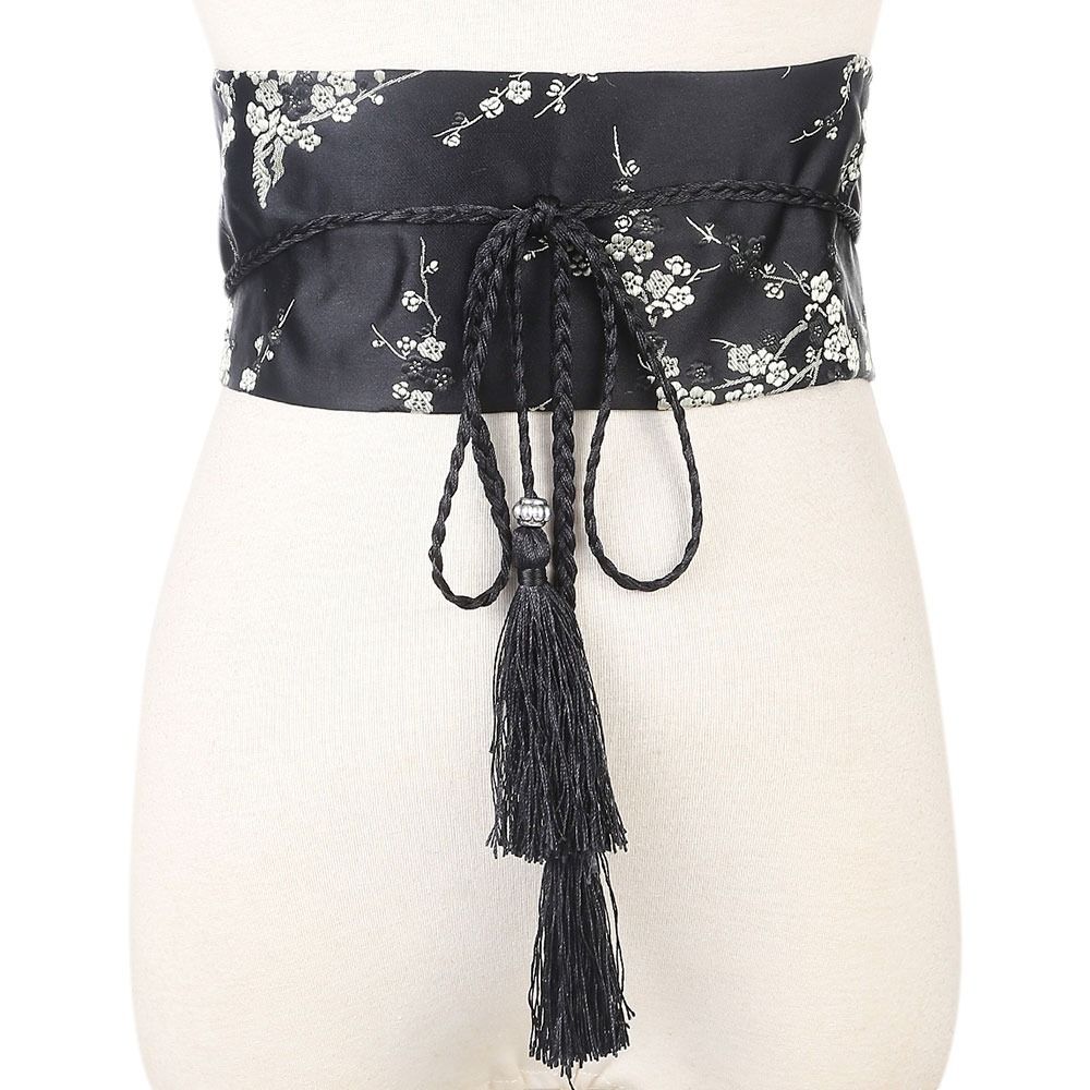 Luxury Bowknot Slim Fit Corset Waistband Corset Cummerbands Wide Waist Band Kimono Belt