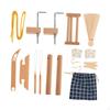 Weaving Kit Warping Pegs and Clamp Craft Tool Crafting Supplies Wooden Tapestry Beech Wood Table
