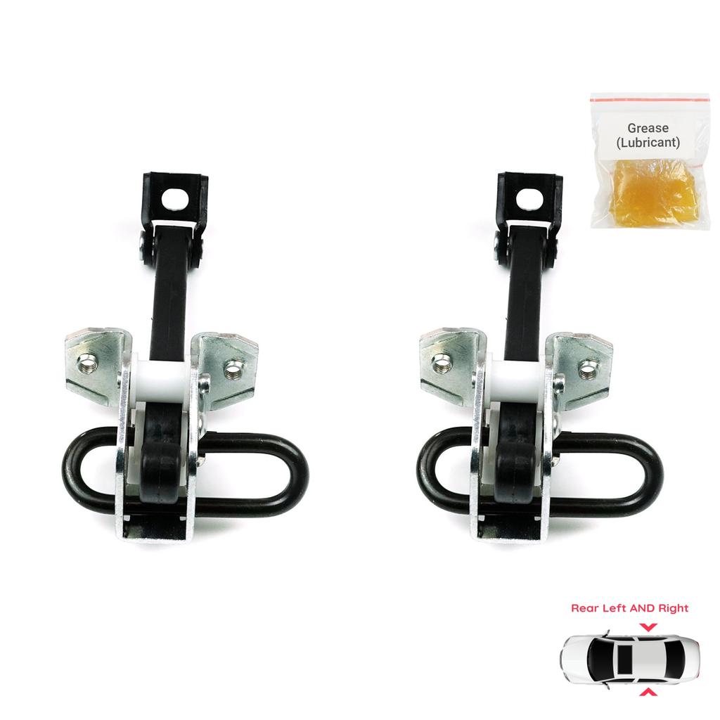 EDP1082-1 2 Pieces Rear Door Hinge Brake Stop Check Strap Limiter for BMW 3 E46 1997-2006 Saloon Estate 51228160963