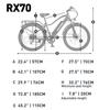 BURCHDA Electric Bike Bloody RX70 W45KM/H, 27.5 Inches, Lithium Battery 48V20AH, Mountain Bike for Adults