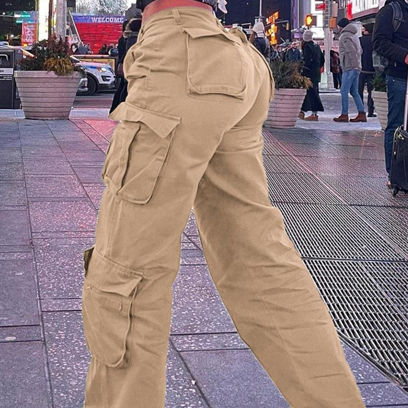 Высокая талия Модный уличный стиль Женские джинсы Повседневные брюки Трендовая рабочая одежда Длинные брюки Удобный крой Джинсовые брюки