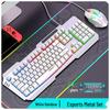 Игровая клавиатура Youlang DS600 для киберспорта с 19 клавишами Anti-Ghosting и подсветкой, для настольного компьютера и ноутбука, в комплекте с мышью.