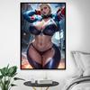 Cammy Сексуальная обнаженная картина настенное искусство без цензуры сиськи мультфильм горячая девушка большая задница HD холст постер домашний декор живопись настройка