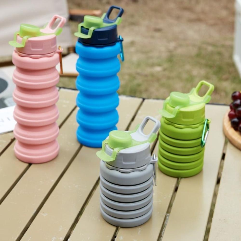 Retractable Sports Water Bottle Portable Foldable Drinking Cup Collapsible Sport Bottle Gym