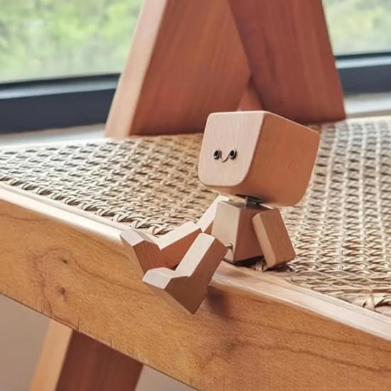 1 Набор трясущейся деревянной фигурки человека с 12 выражениями, ручной работы, с трясущимися ногами, деревянная кукла, украшение для приборной панели автомобиля, для рабочего стола