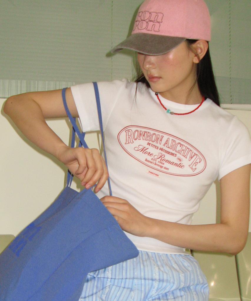 RONRON Rr Archive Slim Fit T Shirt White