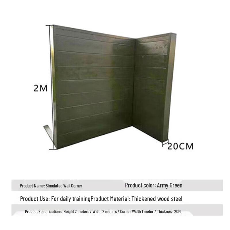 Initial Wolf Outdoor Training Ground Tactical Simulation Wall Corner