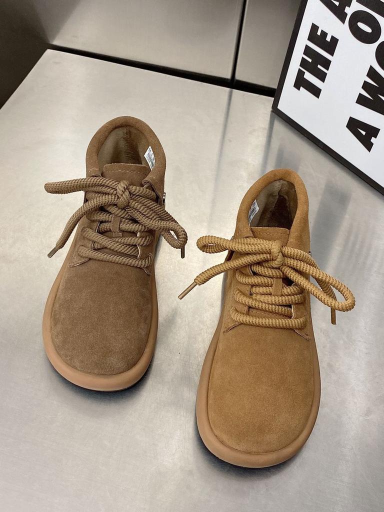 Женские ботинки Мартин в британском стиле, ретро, матовые, короткие ботинки, осень-зима, новые, бархатные, на плоской подошве, короткие повседневные ботинки, ботинки-локомотивы