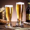 Пивная кружка из золотой фольги, эффектная, большая емкость, хрустальное стекло, бытовая прозрачная пивная кружка, креативный утолщенный набор бокалов для вина