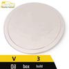 Zhonghua V3 Stainless Steel Fuel Tank Cap Protector - Anti-Scratch Decorative Sticker for Car Accessories