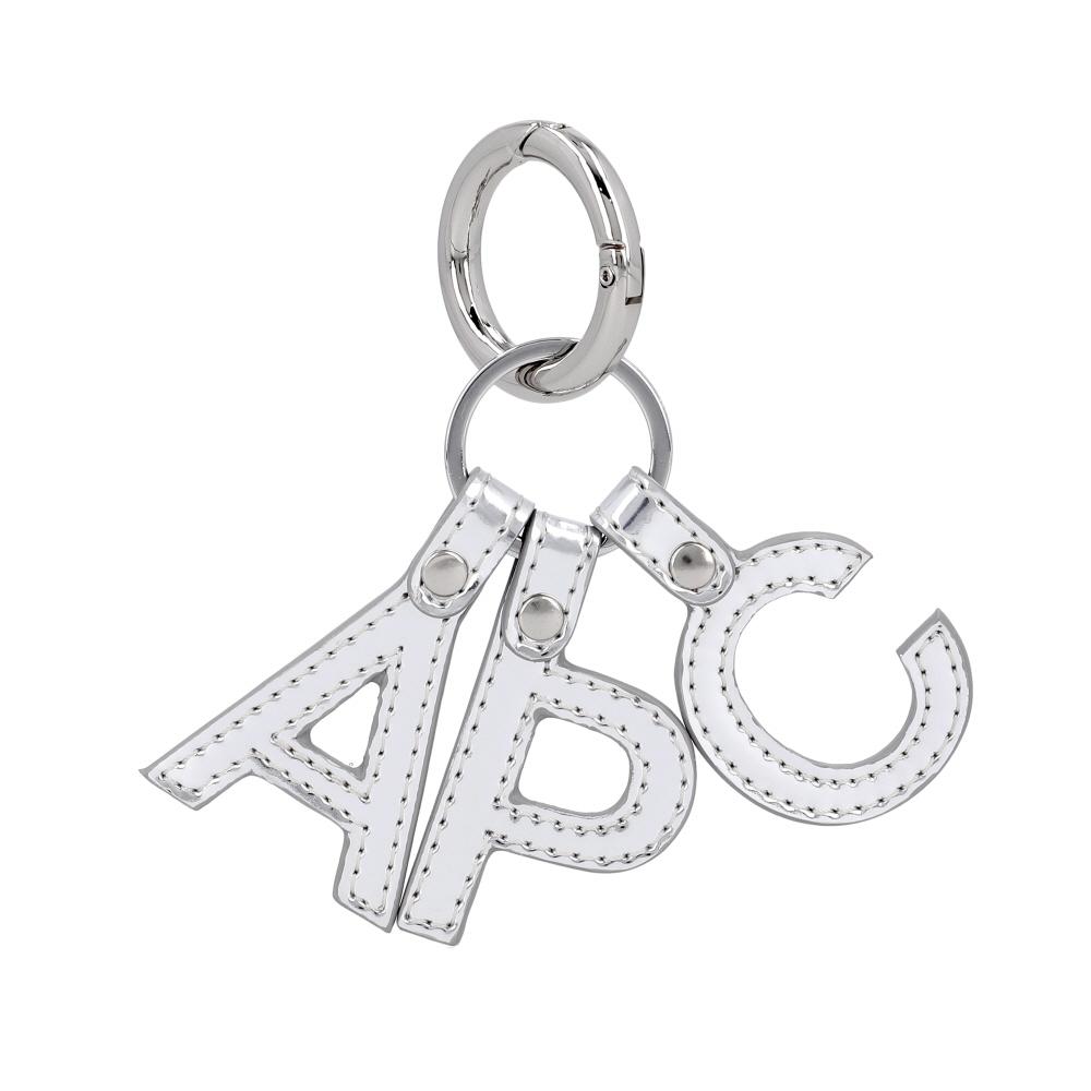 A.p.c Брелок с логотипом и буквами F63656 Rab Argent