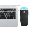 ZD-01 2.4G беспроводная складная эргономичная мышь Arc Mouse черного цвета с USB-приемником для ноутбука